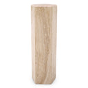 Hexagonal Travertine Column Cuneo