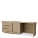 Contemporary Oak Desk Crossby