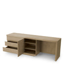 Contemporary Oak Desk Crossby