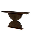 Brown Oak Console Table Spring
