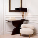 Brown Oak Console Table Spring