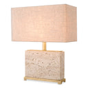 Travertine Table Lamp S Newton