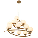 Glass Orbs Chandelier Brissac