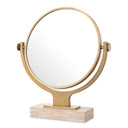 Round Gold Mirror Briançon