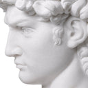 White Marble Head David