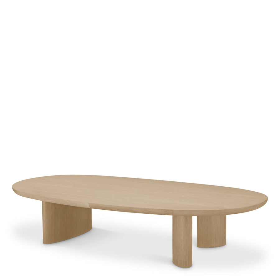 Oak Oval Coffee Table Lindner