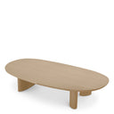 Oak Oval Coffee Table Lindner
