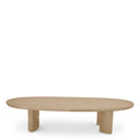 Oak Oval Coffee Table Lindner