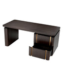 Oak Contemporary Desk Modesto