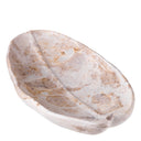 Oval Brown Marble Tray Loulou