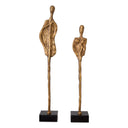 Vintage Brass Deco Object Set (2) Dual