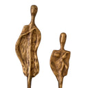 Vintage Brass Deco Object Set (2) Dual