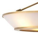 White Glass Ceiling Lamp Ferette