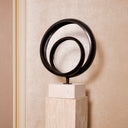 Bronze Round Loop Object Elena