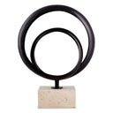Bronze Round Loop Object Elena