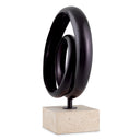 Bronze Round Loop Object Elena