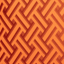 Orange Fringed Cushion Doris