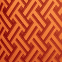 Orange Fringed Cushion Doris