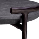 Gray Marble Side Table Arca