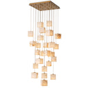 Alabaster Blocks Chandelier Duboce