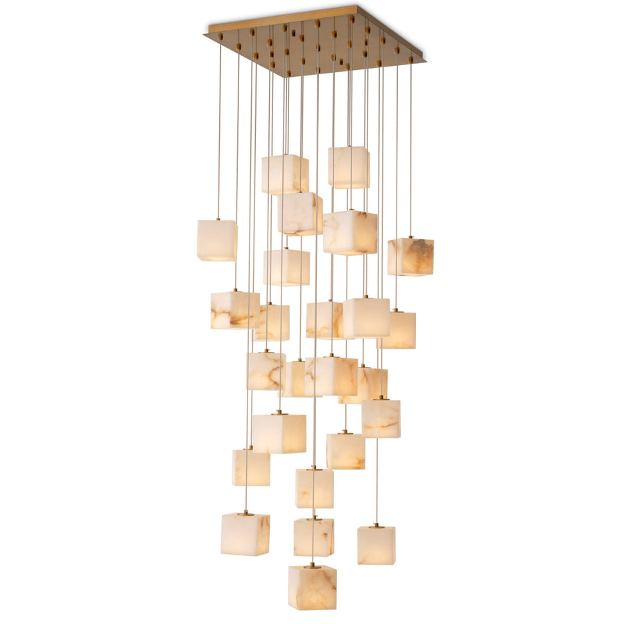 Alabaster Blocks Chandelier Duboce