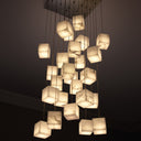 Alabaster Blocks Chandelier Duboce