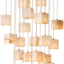 Alabaster Blocks Chandelier Duboce