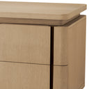 Oak Contemporary Desk Modesto