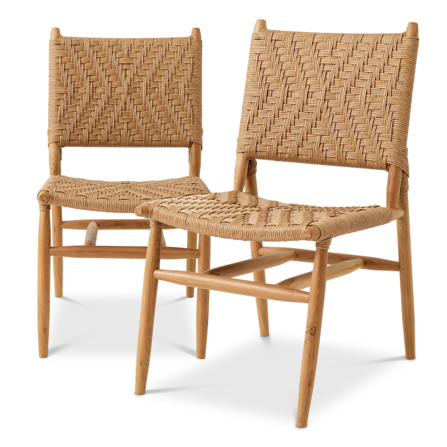 Outdoor Dining Chairs (2) Laroc