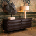 Brown Oak Drawer Dresser Denver