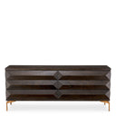 Brown Oak Drawer Dresser Denver