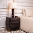 Oak Veneer Nightstand Denver