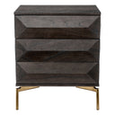 Oak Veneer Nightstand Denver