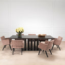 Brown Oak Dining Table Julius