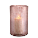 Pink Glass Hurricane Spencer