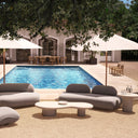 Round Outdoor Side Table Vitalis