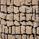 Black Patterned Wool Carpet Nirvana