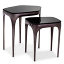 Glass Side Tables (2) Deacon