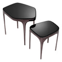 Glass Side Tables (2) Deacon