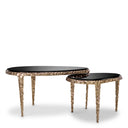 Textured Brass Nesting Side Tables (2) Livana