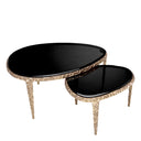 Textured Brass Nesting Side Tables (2) Livana
