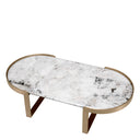 Oval Marble Coffee Table Fabio