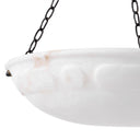 Round Alabaster Hanging Lamp Novara