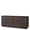 Mocha Oak Dresser L Modesto