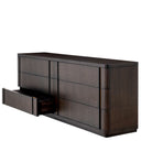 Mocha Oak Dresser L Modesto