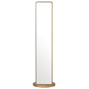 Rotating Floor Mirror with Coatrack Novo