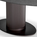 Oval Ceramic Dining Table Volterra
