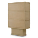 Oak Mirrored Bar Cabinet Cabana