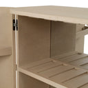 Oak Mirrored Bar Cabinet Cabana