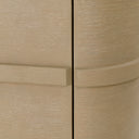 Oak Mirrored Bar Cabinet Cabana